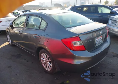 2012 Honda Civic Ex z USA, uszkodzony, nr VIN 2HGFB2F82CH309564